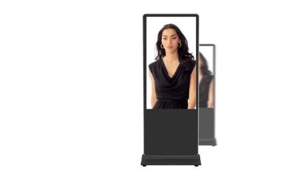 55 Polegadas Chão LCD Moldura Digital Ultra Fina Máquina de Publicidade Vertical Tela Sensível Ao Toque China TV